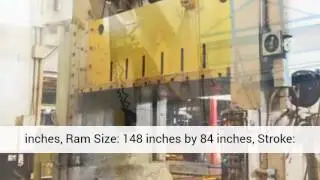 600 Ton Clearing Metal Stamping Press For Sale