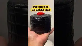 How to Make your own Gas Canister Cover #camping #campinggear #campinghacks