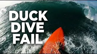 Duck Dive not going smoothly@HappyDaysGonePast
