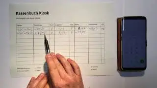 Ausfüllen des Kassenbuchs