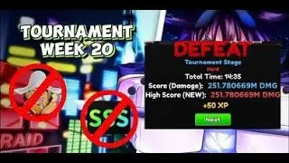 Anime Adventures Tournament 20 - No Usopp and SSS stats Strategy - Boss Waves