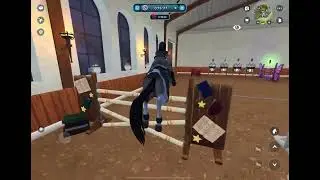 Linn&rsquo;s show jumping challenge race at riding arena