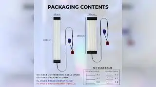 Review: TECWARE Flex RGB Cable Cover Kit | Compatible with 24-Pin Motherboard and 8-Pin/16-Pin...