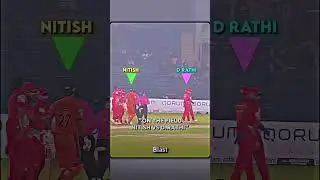 Digvesh rathi vs Nitish rana 😮&zwj;💨 | #cricket #shorts #sg