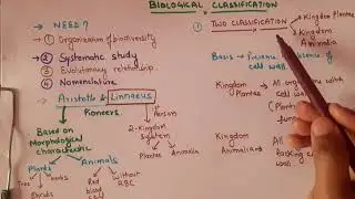Lecture 1: chapter 2: Class 11: Classification system, two, three four and five kingdom #trending