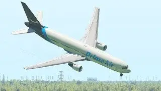 Amazon Prime B767 Crashing Upon Landing In Houston | Atlas Air Flight 3591