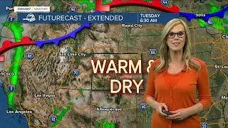 A couple hot days before huge cool down