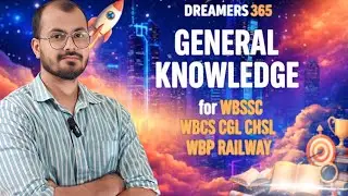 General Knowledge । WBSSC Group C & D। WBCS। CGL।CHSL।By Rajib Sir । #wbssc