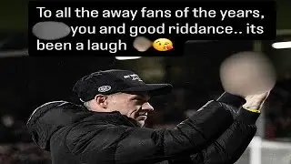 Poppy protest footballer James McClean gives rival fans the middle finger at the final Wrexham match