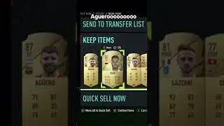 Fifa 22 Aguero and Ramos packed!!!