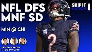 NFL Week 1 MNF Showdown | Vikings @ Bears | DraftKings DFS Picks, Plays & Process