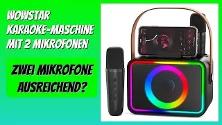 BEWERTUNG (2025): Wowstar Karaoke-Maschine mit 2 Mikrofonen. Infos