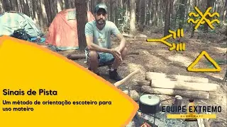 Sinais de pista - Um método de orientação escoteiro para uso mateiro