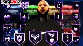 THE BEST DEFENSIVE BADGES FOR CENTERS IN NBA 2K21!! BEST BADGE SETUP FOR CENTERS IN 2K21!!!