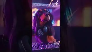 DJ Xiao Qi&rsquo;s Dachshund Rave Party 🎧🐾💫 #funny #lawenforcement #dachshund #犬 #puppy #police #pets