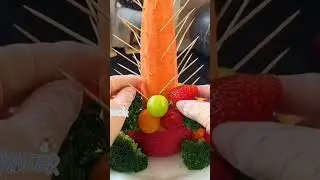 Vegetables Christmas tree ideas #easy #ideas #shorts #short