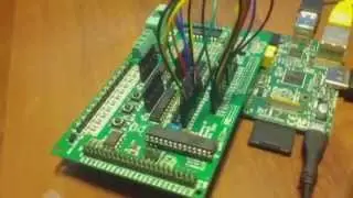 Моргаем светодиодами на Gertboard Raspberry Pi