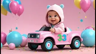Monster Truck Counting Fun | Big Wheels Learning Cartoon | Kids Number Animation