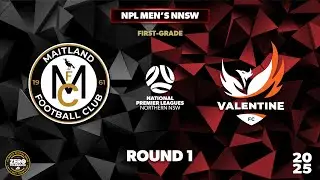 NPL Men's NNSW Round 1 First Grade - Maitland FC v Valentine FC