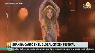 Shakira cant&oacute; en el Global Citizen Festival │N7:00│ 29-09-25