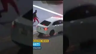 Three attempted carjacking&rsquo;s and a police tackle all in one minute. #Chase #LosAngeles #Carr, #CA