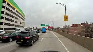 4K Driving Around New York City NYC Brooklyn BQE Highway (03-03-2023) ASMR