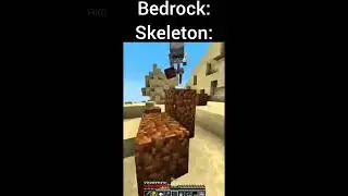 Java:😂 Bedrock:💪🏻👌👑 #minecraft #bedrock #java
