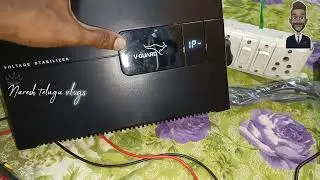 V-Guard Voltino Digi TV Stabilizer for up to 120 cm 47_ Smart TV+Set Top Box Black colour