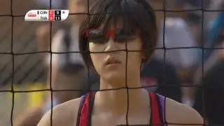 Asian U21 Beach Volleyball: Thailand vs China (W)