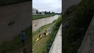 #kayaking #children #kromeriz #together #adventure #young #fun #boat #river #competition #challenge