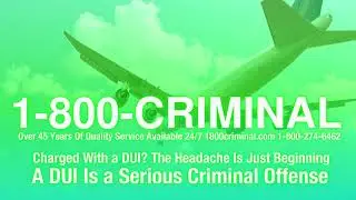 Got Arrested For a DUI? Let Us Help You Get Your  Self Out Of Those Handcuffs Call 1-800-CRIMINAL