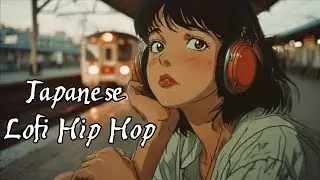 Japanese Lofi Hip Hop Beat | Rainy Sunsets | Chill Train Station Vibes 🚉🌅
