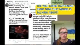 The War Crime going on right now that nobody's talking about...