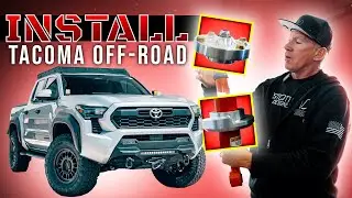 Установка регулировочного кольца и верхней крышки для Toyota Tacoma 4-го поколения TRD Off-Road (...