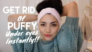 PUFFY EYES INSTANT FIX/TIP/RECIPE WITH GREEN TEA!!!