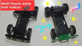 Tutorial Modif Chassis Tamiya Type 1 Biasa Ke Anime Dash Yonkuro #mini4wdindonesia #tamiyamini4wd