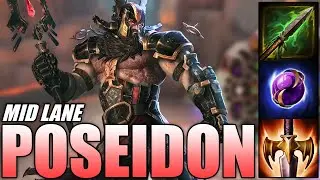 The ZOOM BUILD, Poseidon Mid | SMITE 11.8 Gameplay