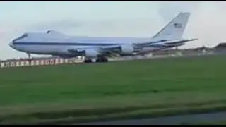 United States of America Boeing E 4 Advanced Airborne Command post Nightwatch 31676 takes off
