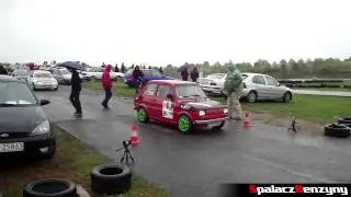 Fiat 126p podczas Rally Sprint Driveart w Lublinie 7.10.2012 - Spalacz Benzyny