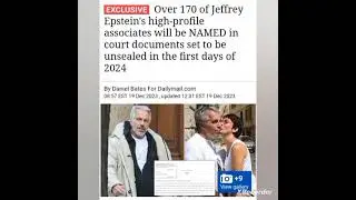 170 of Jeffrey Epstein's high profile associates to be named in court documents unsealed in 2024