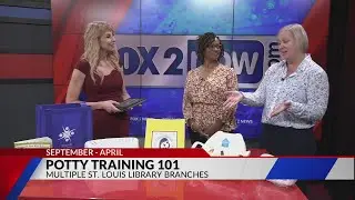 Potty Training 101 sessions taking place at multiple library branches