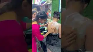 First Time Full Body Wax Experience Before & After #kingqueen makeover #shorts #youtubeshorts #wax