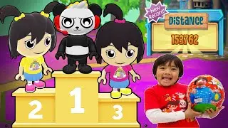 Tag with Ryan Twin Sisters Emma & Kate Highscore vs Combo Panda - Run Gameplay