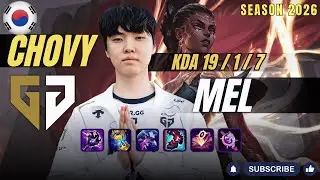 GEN Chovy MEL vs TALON Mid - Patch 26.2 KR Ranked | lolrec