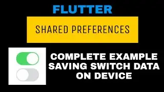 Shared Preferences in Flutter Full Example | easyFlutter