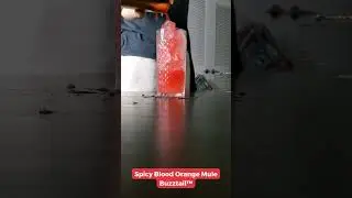 Spicy Blood Orange Mule Buzztail&trade;  #bloodorangemule #buzztail #buzzdrops #buzzpacks #nama #fyp