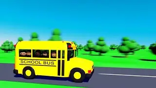 Wheels On The Bus, Fun Ride, Kids Song, Preschool Rhyme