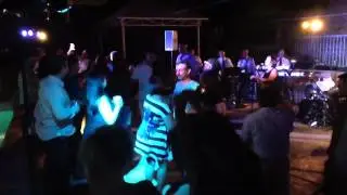 Video footage from the US Embassy pool party last week