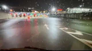 Night Drive in Nagoya Expressway | Old Japanese Truck Engine Sounds & City Lights ASMR