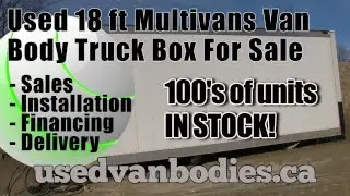 Multivans, used Multivans 18 ft. dry freight truck / van box, for sale Toronto Ontario. DB1811
